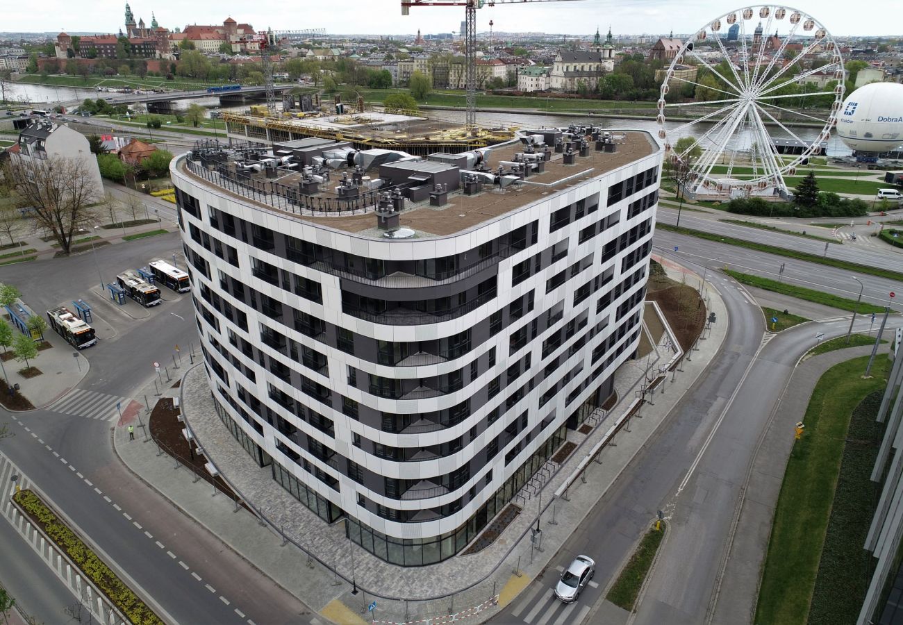 Ferienwohnung in Kraków - Apartment next to Vistula Boulevards & Cracow Eye, Barska