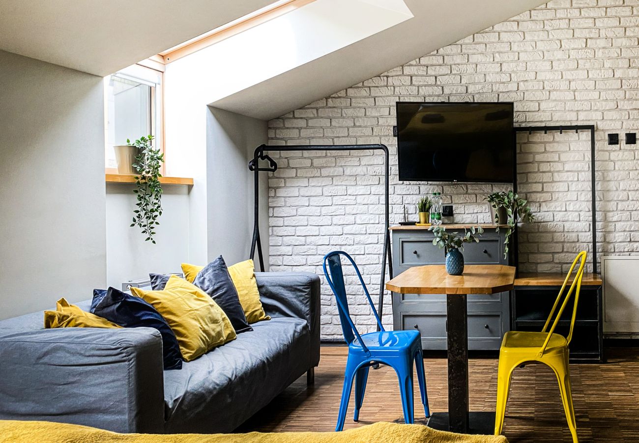 Studio in Kraków - Cozy Apartment with A/C for couples, City Center 2, Różana