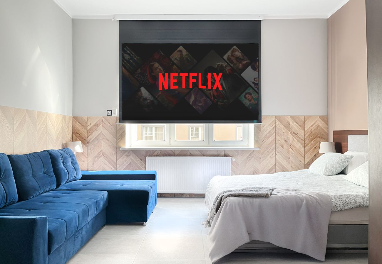 Studio in Kraków - Comfy studio with projector, Jewish District, Rzeszowska