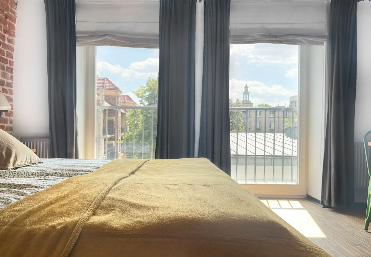 Studio in Kraków - Studio for couples with A/C, Vistula Boulevards, Różana