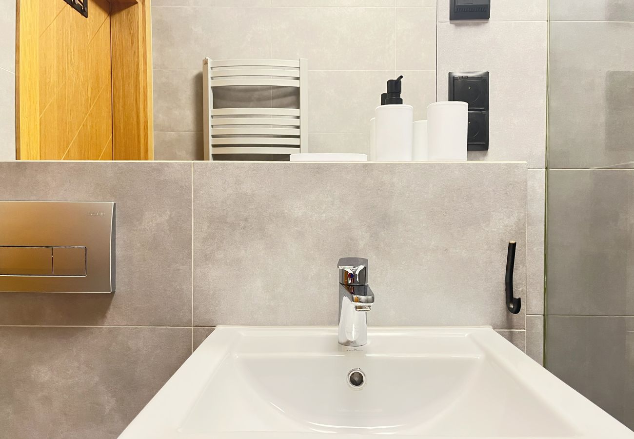Studio in Kraków - Studio for couples with A/C, Vistula Boulevards, Różana