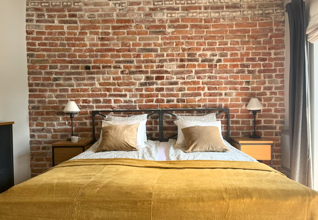 Studio in Kraków - Studio for couples with A/C, Vistula Boulevards, Różana