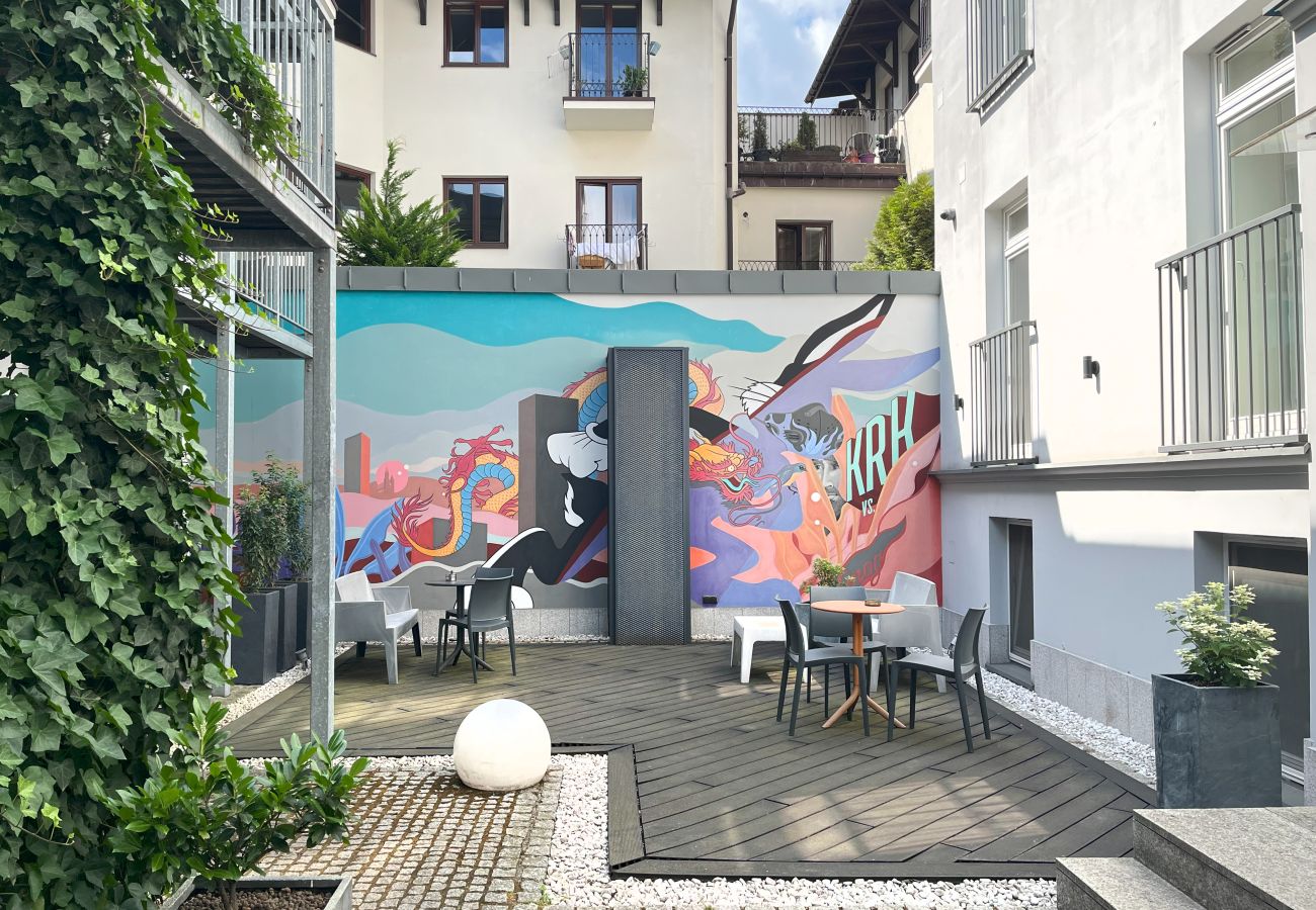Studio in Kraków - Studio for couples with A/C, Vistula Boulevards, Różana