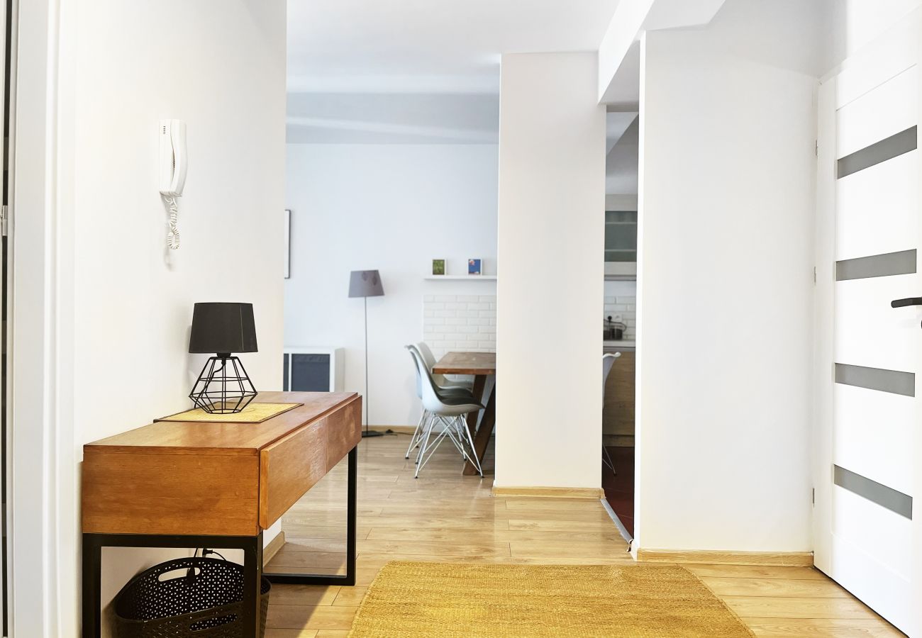 Ferienwohnung in Kraków - Premium Apartment with Balcony & AC | Zabłocie, Przemysłowa
