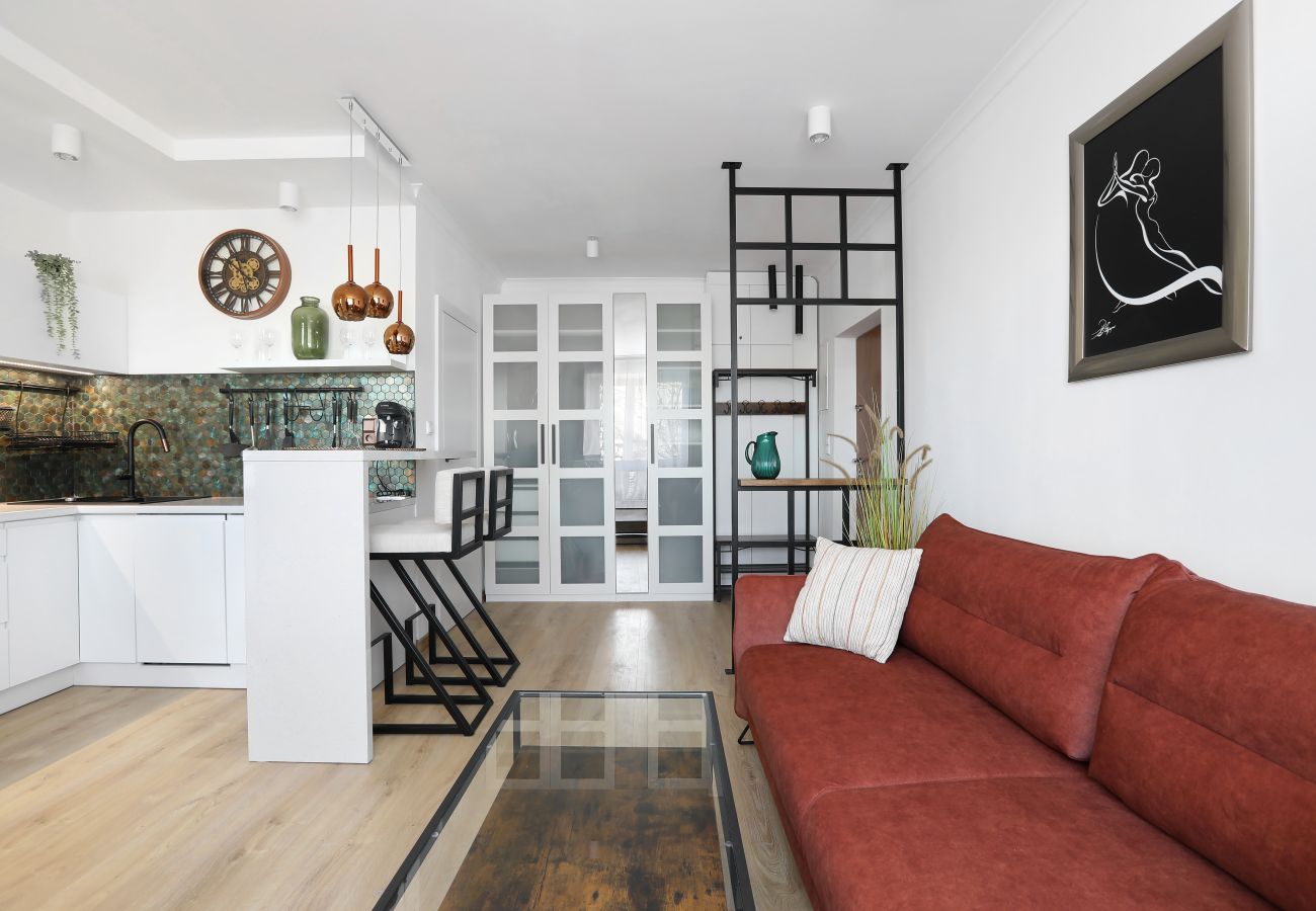 Studio in Kraków - Cozy studio with A/C for couples, Jewish District Old Town, Wiślisko 