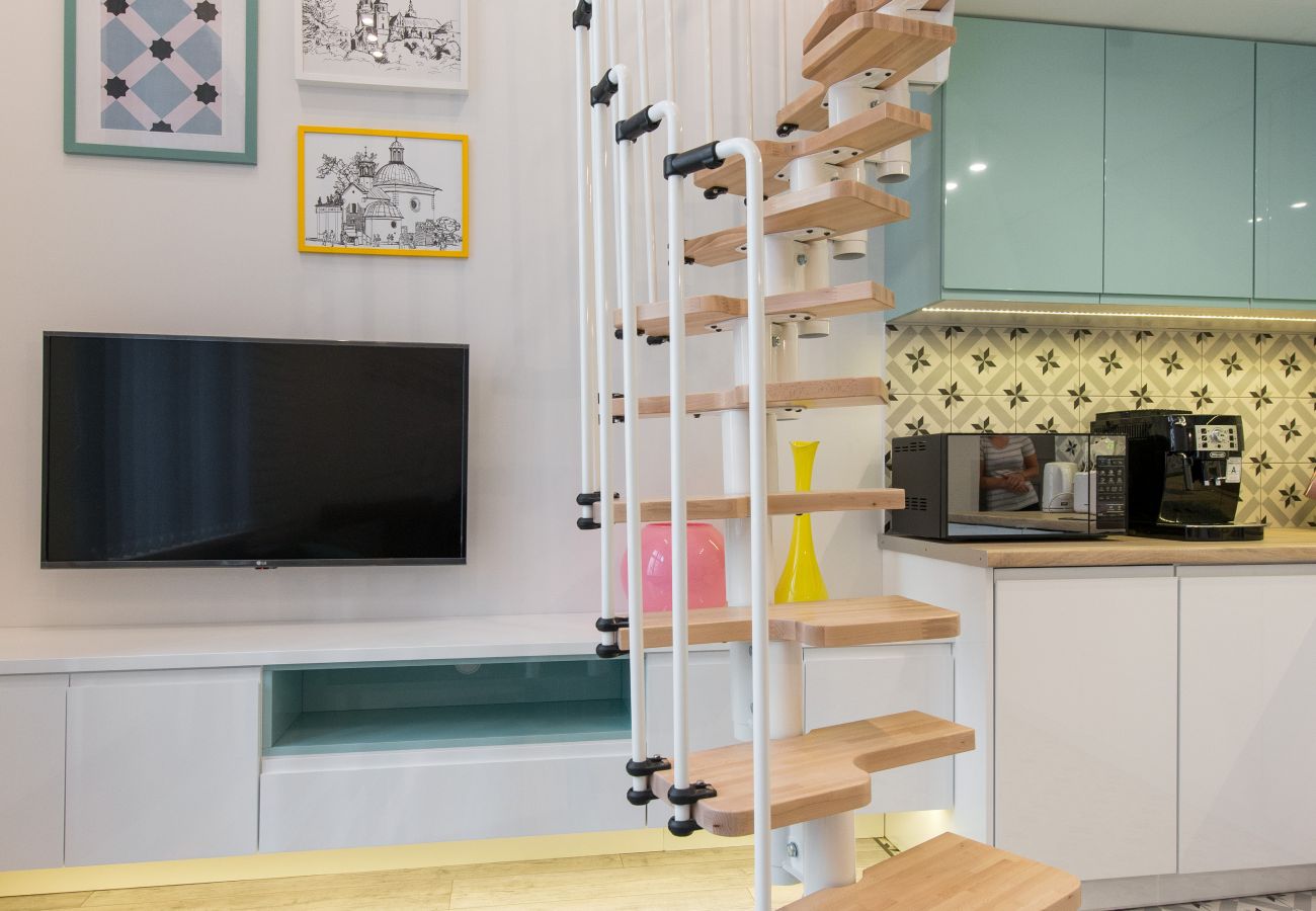 Studio w Kraków - Apartament z klimatyzacją i parkingiem, Old Town, Wygoda