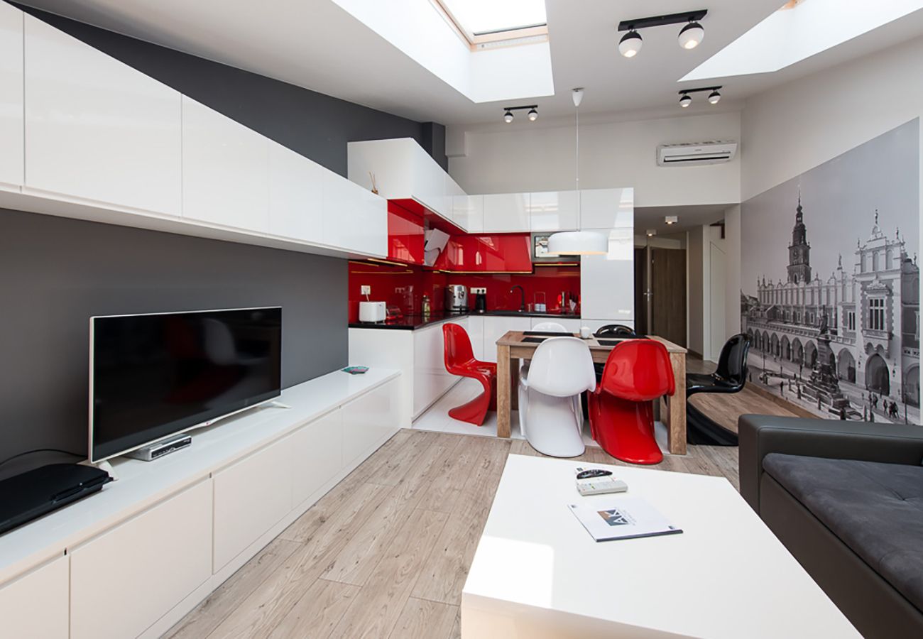 Apartament w Kraków - Duży 62 m2 Apartament z klimatyzacją, Stare Miasto, Miodowa