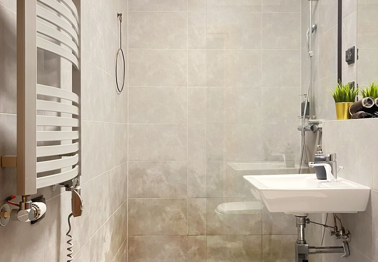 Studio w Kraków - Apartament w świetnej lokalizacji dla par, Różana 11