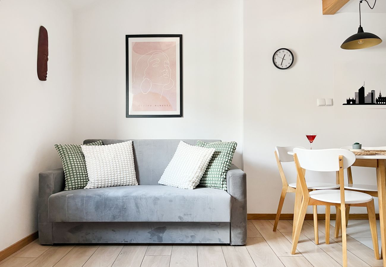 Apartament w Kraków - stachowicza czerNowoczesny Apartament obok Bulwarów Wiślanych, Stachowicza