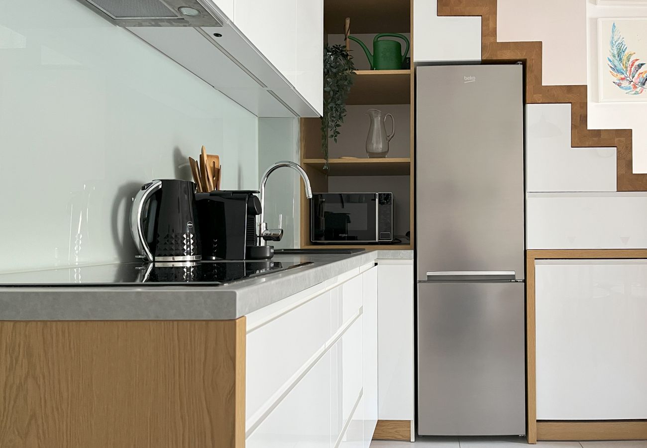 Apartament w Kraków - stachowicza czerNowoczesny Apartament obok Bulwarów Wiślanych, Stachowicza