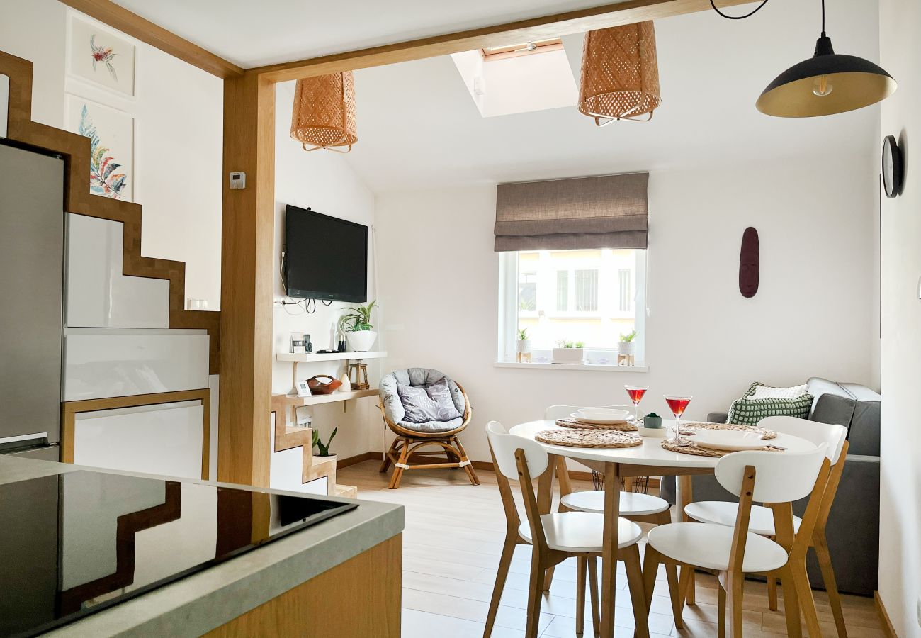 Apartament w Kraków - stachowicza czerNowoczesny Apartament obok Bulwarów Wiślanych, Stachowicza