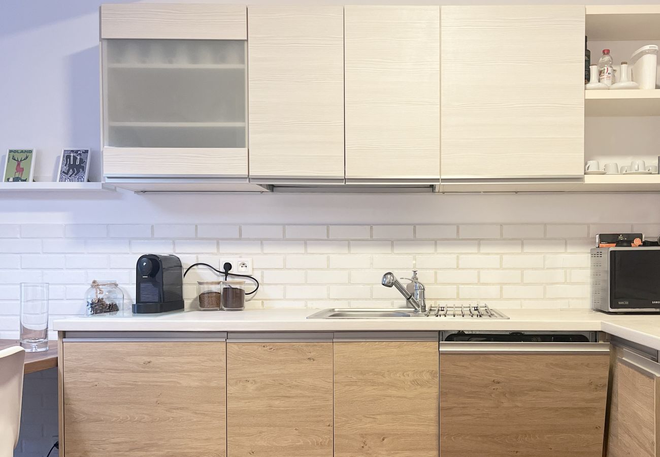 Apartament w Kraków - Apartament Premium z Balkonem i AC | Zabłocie, Przemysłowa