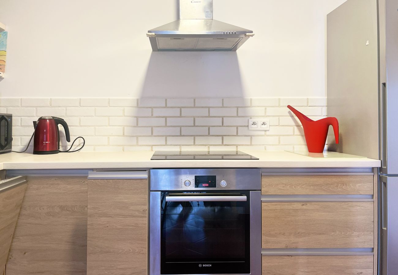 Apartament w Kraków - Apartament Premium z Balkonem i AC | Zabłocie, Przemysłowa