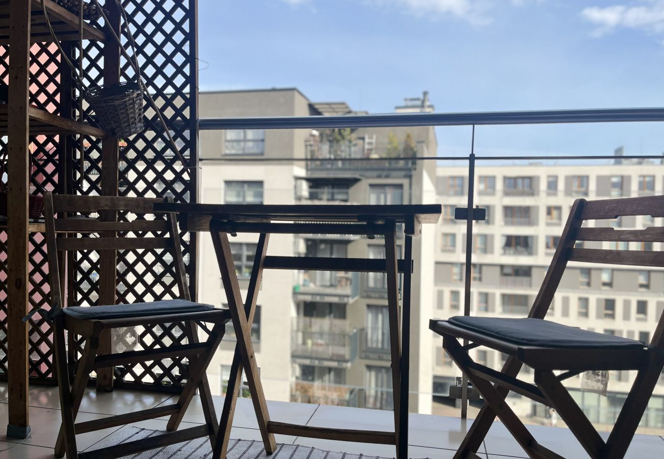 Apartament w Kraków - Apartament Premium z Balkonem i AC | Zabłocie, Przemysłowa
